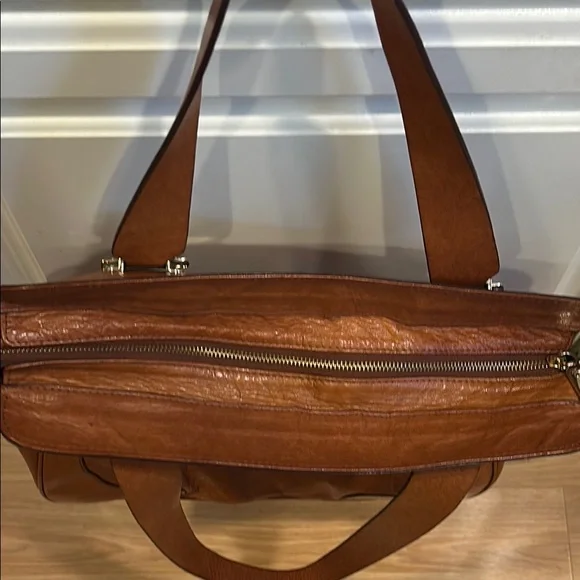 Cole Haan Elegant Brown Leather Tote Bag/Purse - Picture 14 of 16